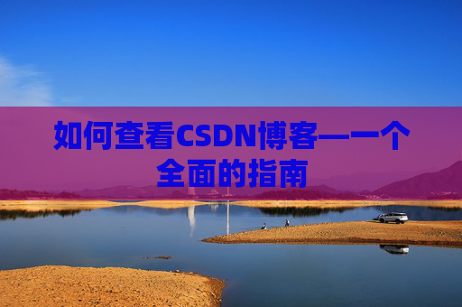 如何查看CSDN博客—一个全面的指南